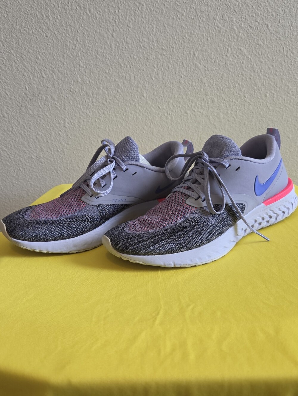 Nike React Vision 2.0 Women's Gray Sneakers with Pink & Blue Accents